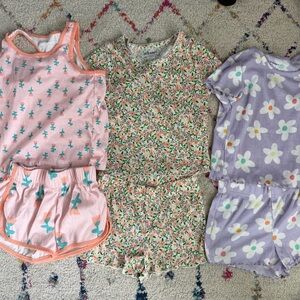 Old Navy Kids Pajama Sets - Pink, Green, Purple